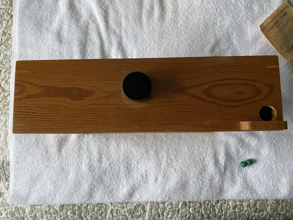 Vintage 1950 BRiO Labyrinth Wooden Game Original Box Sweden 18376 LABYRINTSPEL - Image 3 of 4