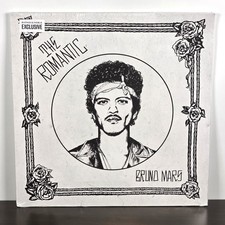 BRUNO MARS The Romantic CRYSTAL CLEAR Limited Edition Vinyl LP Damaged 