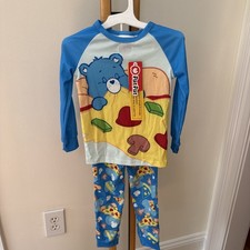 NEW Care Bears Toddler Unisex Pajama Set 5T NWT Blue