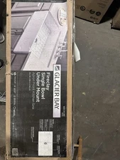 Glacier Bay Single Bowl Undermount Fireclay Kitchen Sink With Apron Front ￼￼