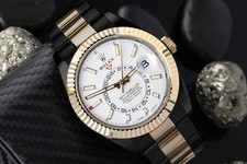 Rolex Sky-Dweller 326933 Oyster Band Black PVD/DLC Coated 18K Two Tone Watch 3