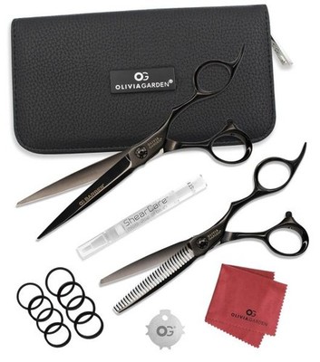 Olivia Garden Barber Shears Kit 7'' & 30T Thinner OGB-C05