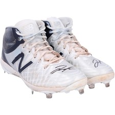 Jose Trevino New York Yankees Signed GU New Balance Cleats from 2023 MLB Season