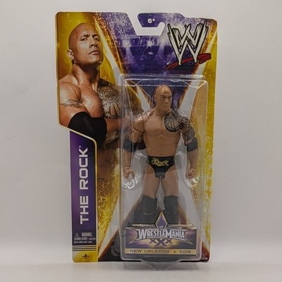 WWE Mattel Main Event Wrestlemania XXX The Rock MOC Basic WWF | eBay
