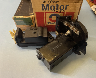 #ad NOS Delco wiper motor amp; washer pump 1966 7 Chevelle 1967 Camaro Firebird Chev II $399.95