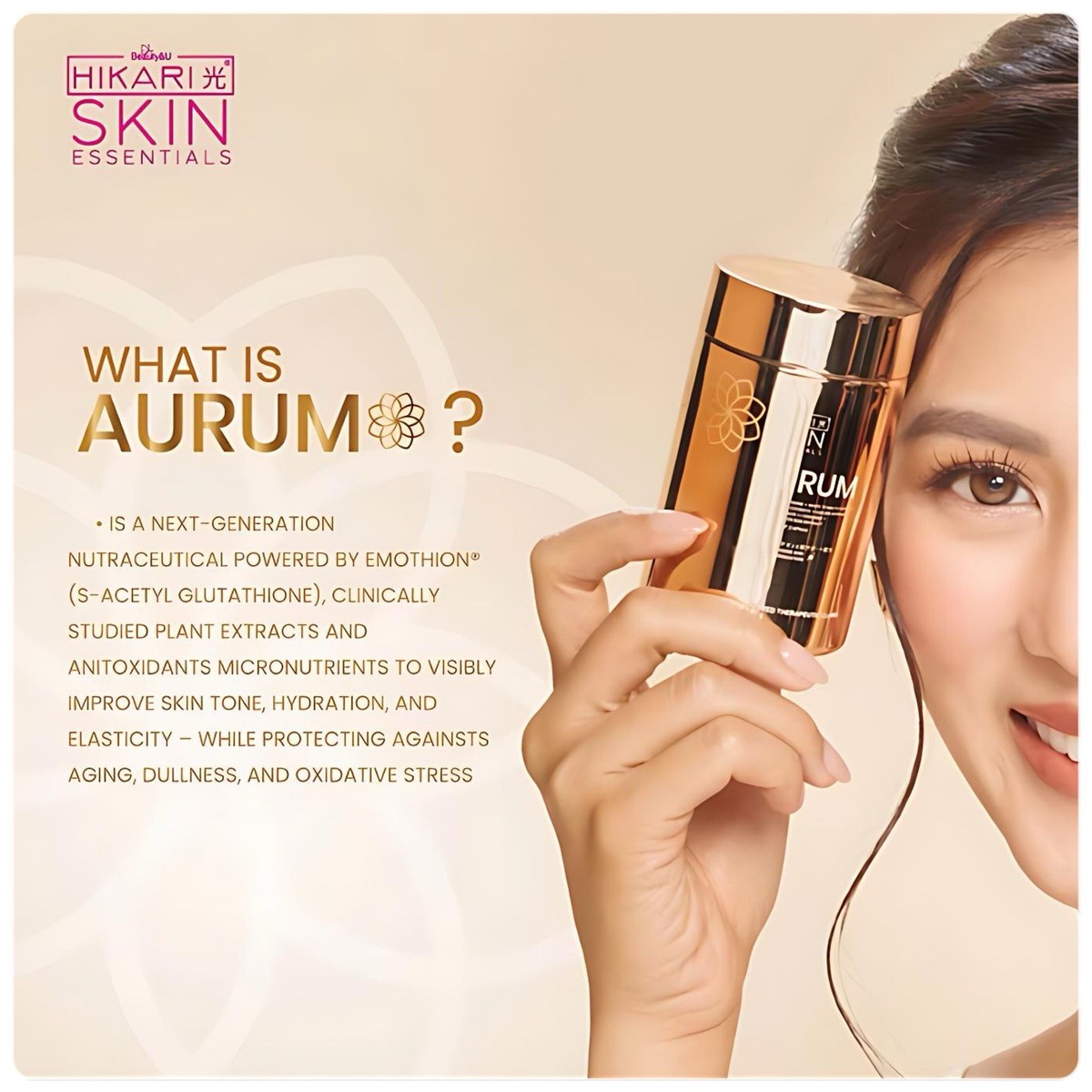 emothion s-acetyl glutathione Hikari Aurum S-Acetyl Glutathione Sakura White Tomato Ceramide 30 Capsules