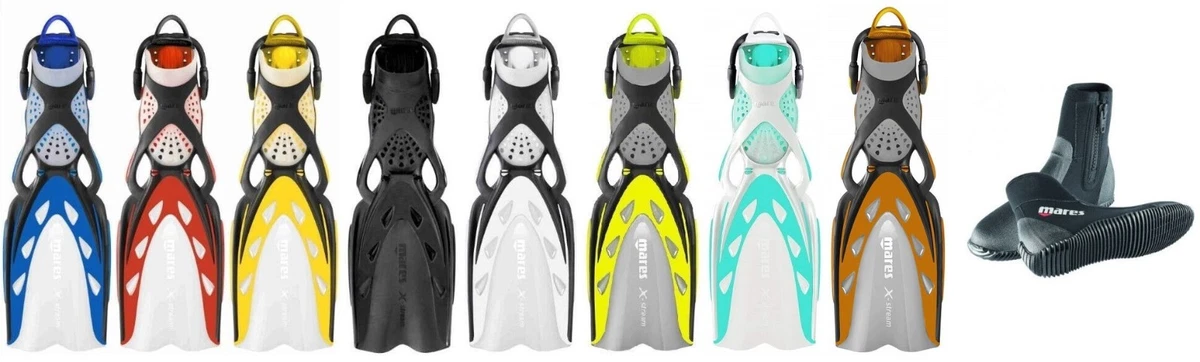 Mares X-Stream Geräteflossen mit Mares Classic NG Taucherfüßlinge Gr. 35-47