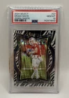 Drake Maye 2024 Panini Select Concourse Zebra Shock PSA 10 PATRIOTS POP 17