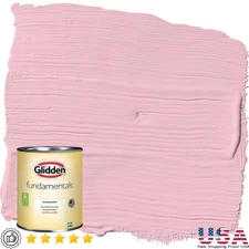Pink Semi-Gloss Interior Paint Low VOC Washable Quick Dry Good Coverage Walls US
