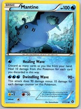 Mantine 27/114 Common Steam Siege Pokemon