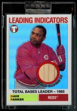 2005 Topps Pristine Dave Parker Leading Indicators Refractor #/25 GU Bat #LI-DP