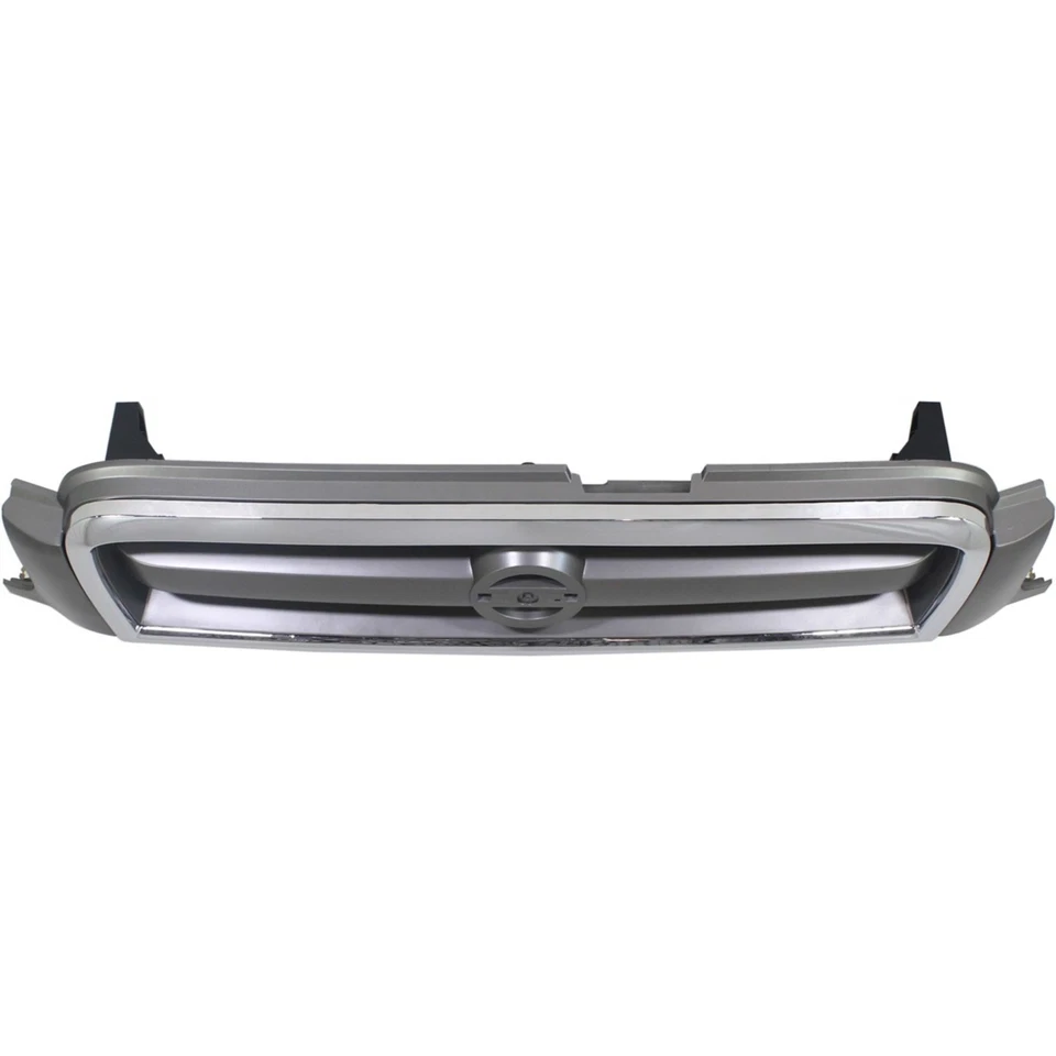 格栅适用于 2003 - 2004 年日产探路者镀铬外壳带灰色插入塑料 — 第 4/4 张图片