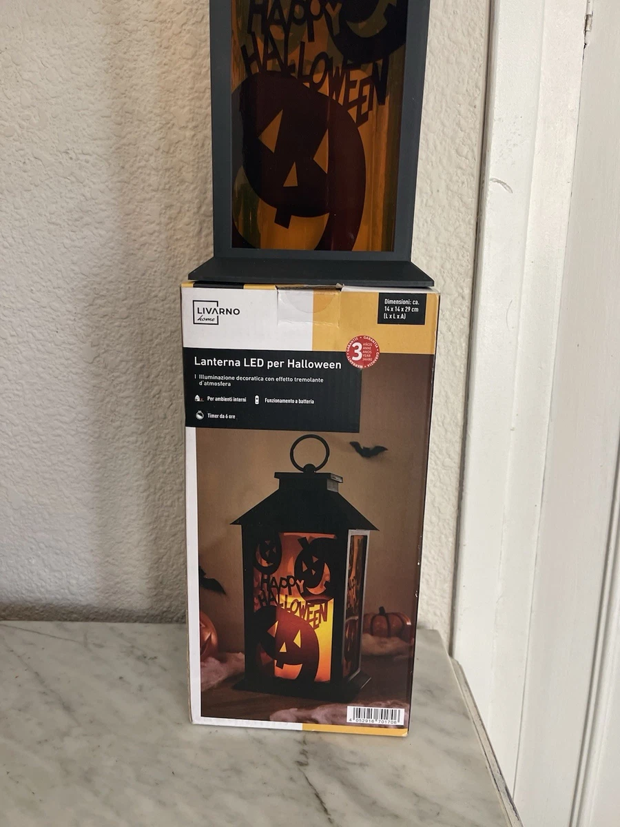 Lámpara de Halloween a Pilas – Decoración Terrorífica Vintage