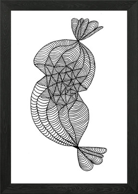 Apfelkern gerahmtes Wandbild Poster Leinwanddruck Bild
