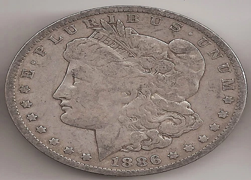 1886-O SILVER MORGAN DOLLAR