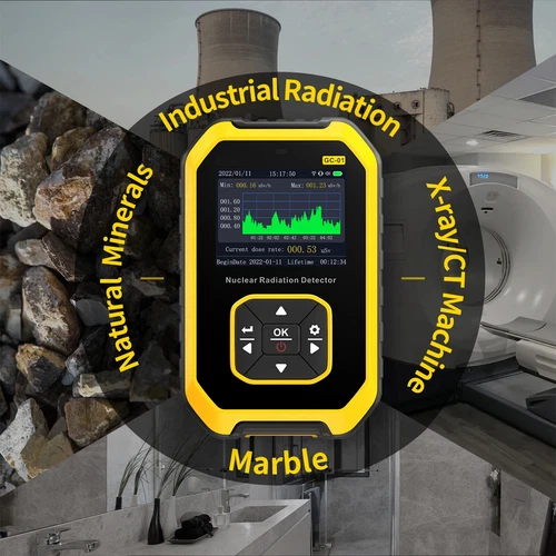Portable LCD Nuclear Radiation Detector GM Geiger Counter β/γ/X-Ray Dosimeter - Bild 13 von 15