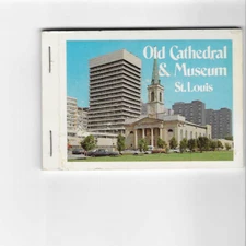 POSTCARD FOLDER-MINI-OLD CATHEDRAL & MUSEUM-ST. LOUIS, MISSOURI