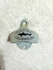 Dogfish Head, black painted letters, Starr "X" Wall mount, bottle opener