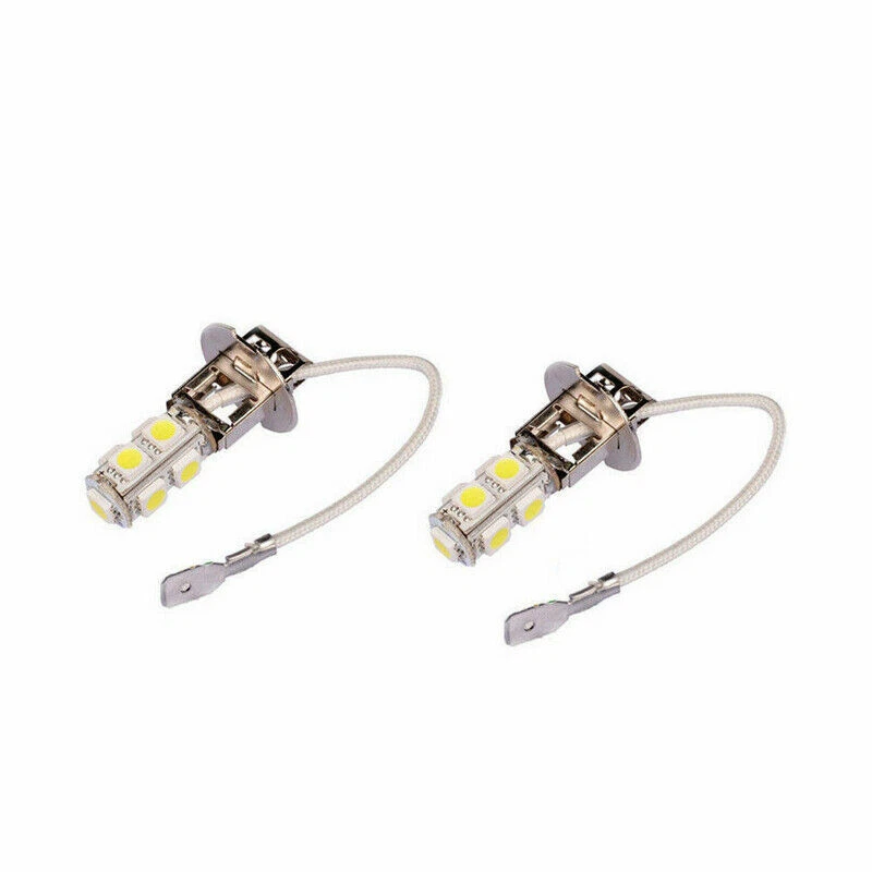 2x H3 LED BULBS WHITE HEADLIGHT FOG LIGHTS DRIVING CORNERING BULBS - Image 2 of 3