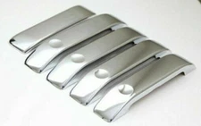 Chrome 4 Door handle lever+Tailgate lever Cover Fit 04-14 Ford F150 Trim Bezel