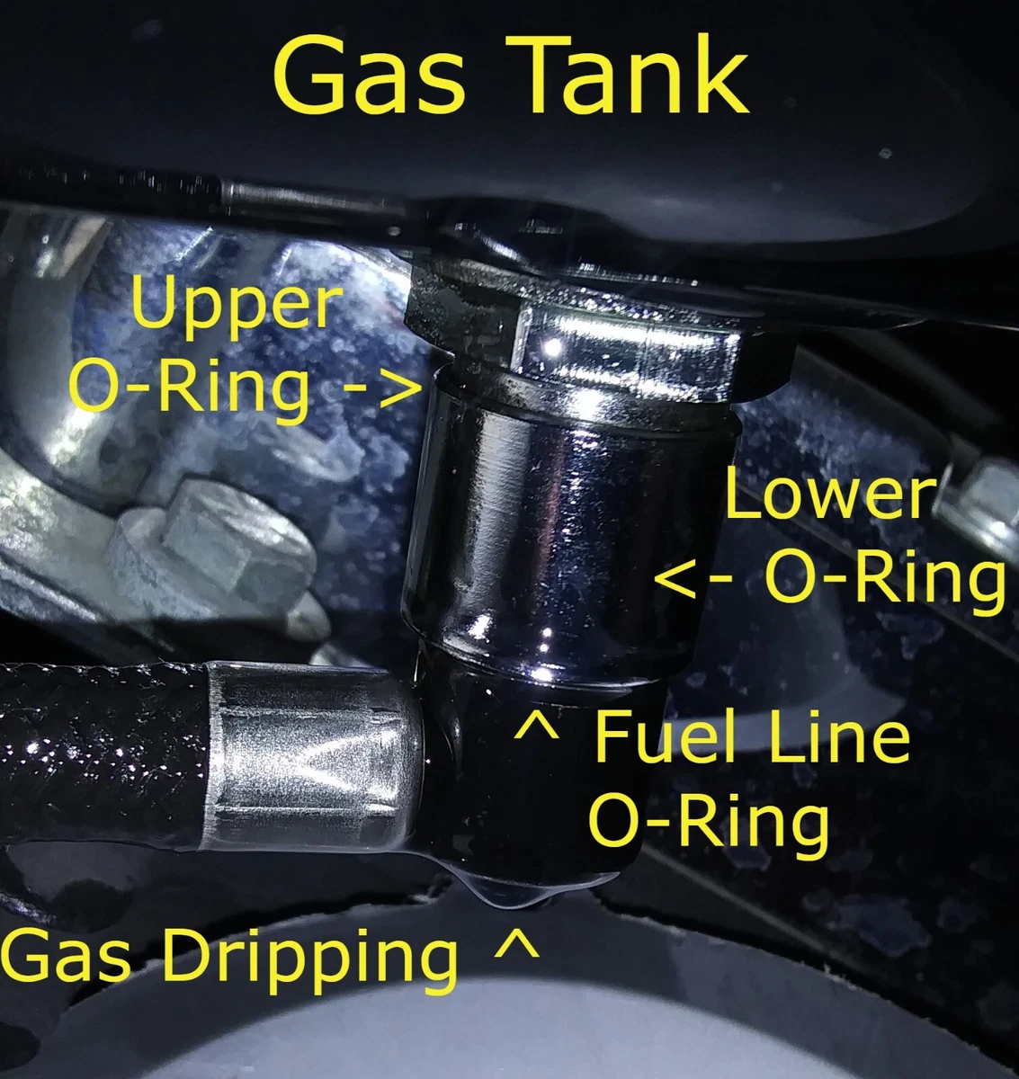 Harley davidson fuel line o ring sale
