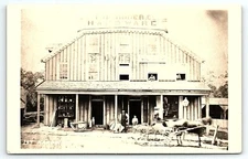 c1915 SOUDERTON PA C.H. SOUDER HARDWARE 1st HARDWARE STORE RPPC POSTCARD P3883