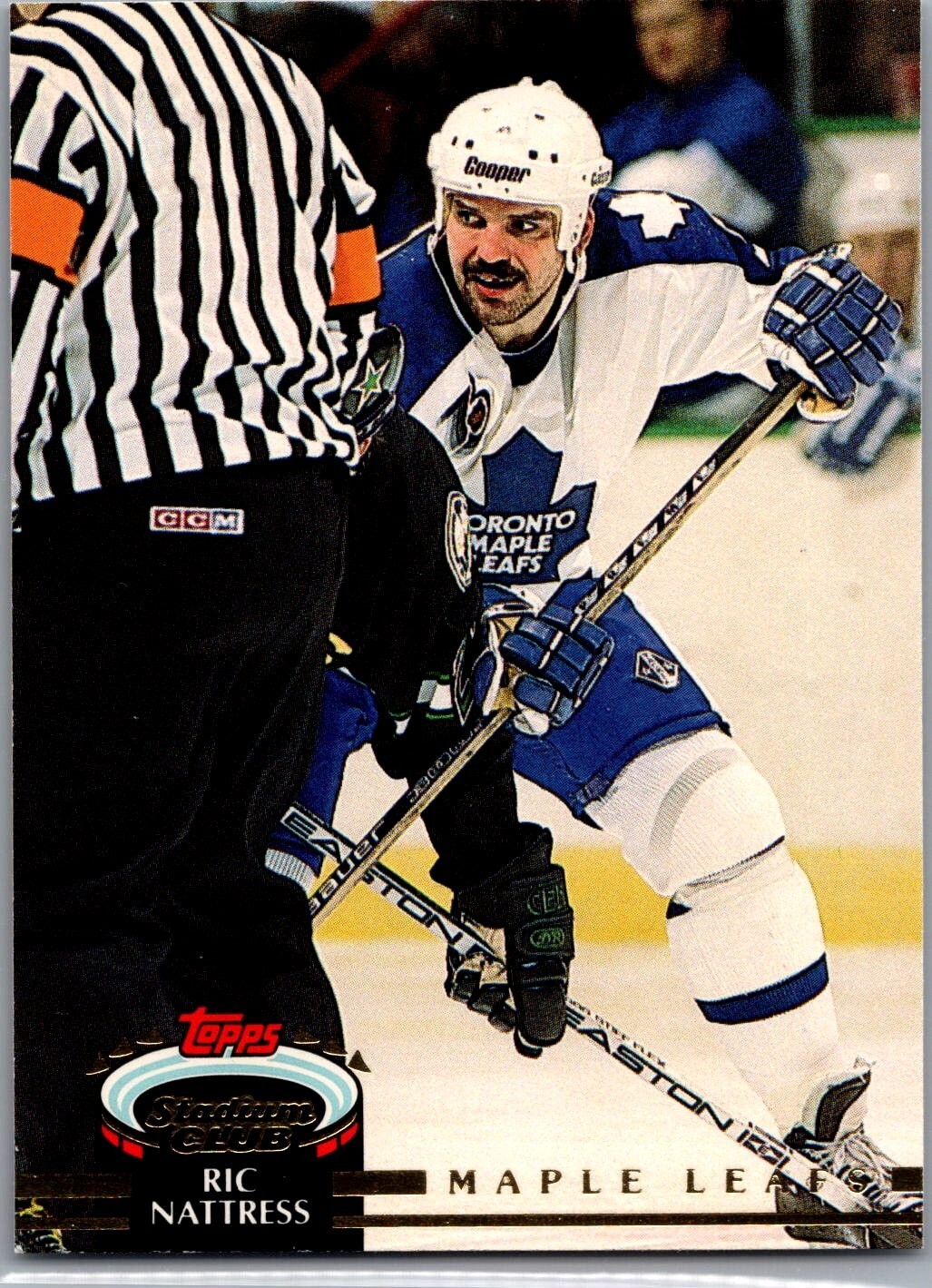 1992-93 Topps Stadium Club -#328 Ric Nattress