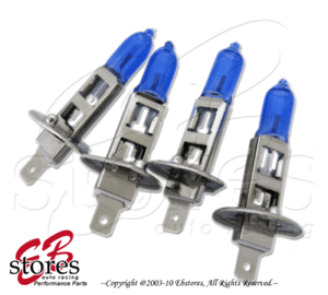 12V-100w-H1-Super-White-5000K-Xenon-Gas-HID-Low-Beam-Light-Bulb-4pcs-2pair
