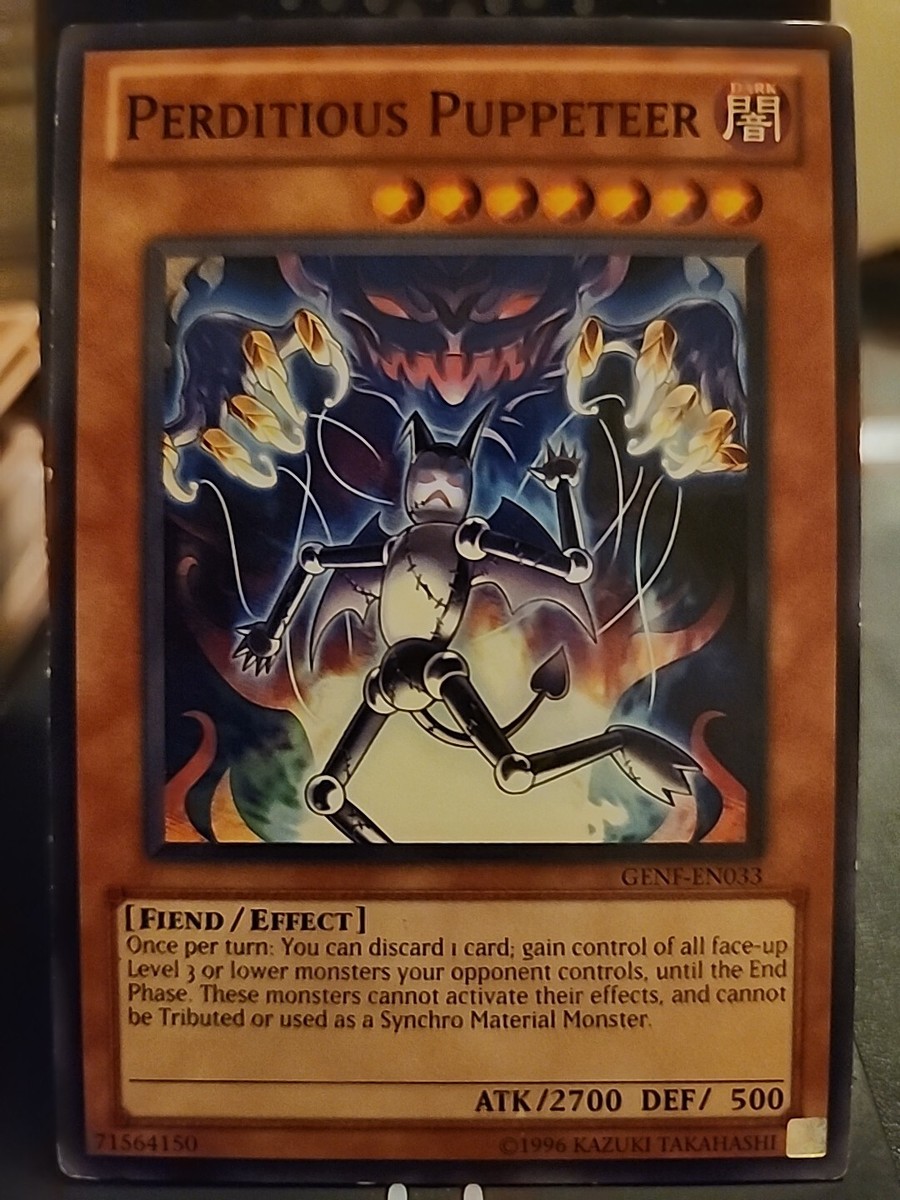 Perditious Puppeteer - Yugioh Dark Monster - Vintage | eBay