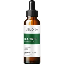 Tea Tree Essential Oil by Velona 0.5 - 32FlOz Therapeutic Grade for Aromatherapy