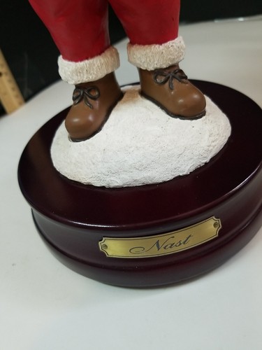 Vintage Duncan Royale Large Musical Santa Claus Thomas Nast Limited Figurine - Picture 5 of 12