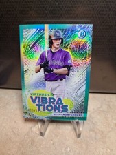 2022 Bowman VV-17 Benny Montgomery Virtuosic Vibrations Aqua #'d/124