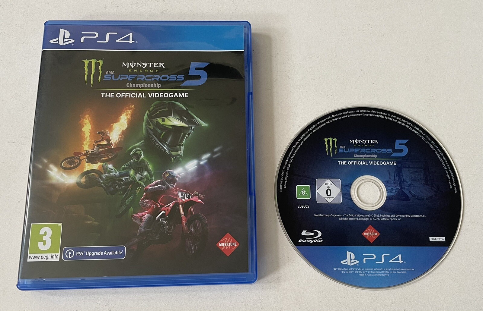 Monster Energy Supercross 5 Sony PlayStation 4 PS4 Boxed PAL