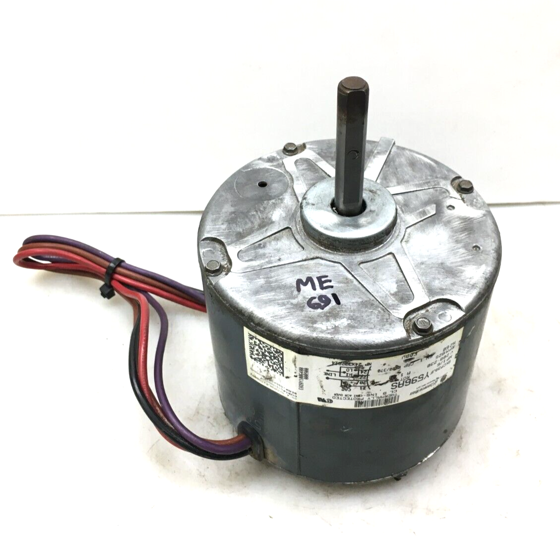 GE Condenser Fan Motor 1/6 HP 208-230V 5KCP39JFY596AS 0131M00038 used # ...