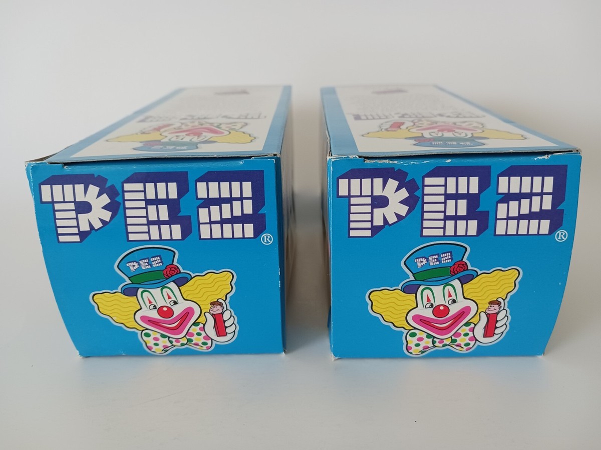 Vintage PEZ 1999 Funko Wacky Wobbler Girl & Boy Bobble Head Figure