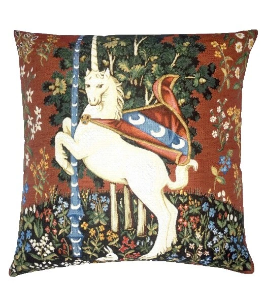 Porch Art Nouveau Square Home Décor Pillows
