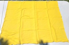 Vintage Yellow Scarf RN 3988 Japan Handrolled 61 vinal 39 Silk 26"X 20"