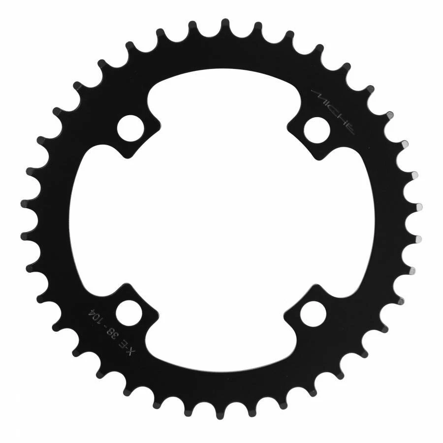 Plateau vae-e-bike 4bra d.104 pour bosch miche 38dts mono noir acier 8-9-10v - Photo 1/1