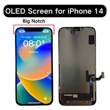 For iPhone 14 6.1in LCD Display Hard OLED Screen Touch Digitizer Replacement