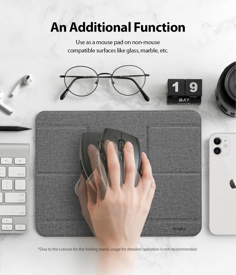 Soporte para portátil | Ringke [Soporte plegable 2] Almohadilla de enfriamiento ajustable plegable portátil Foto 3 de 4