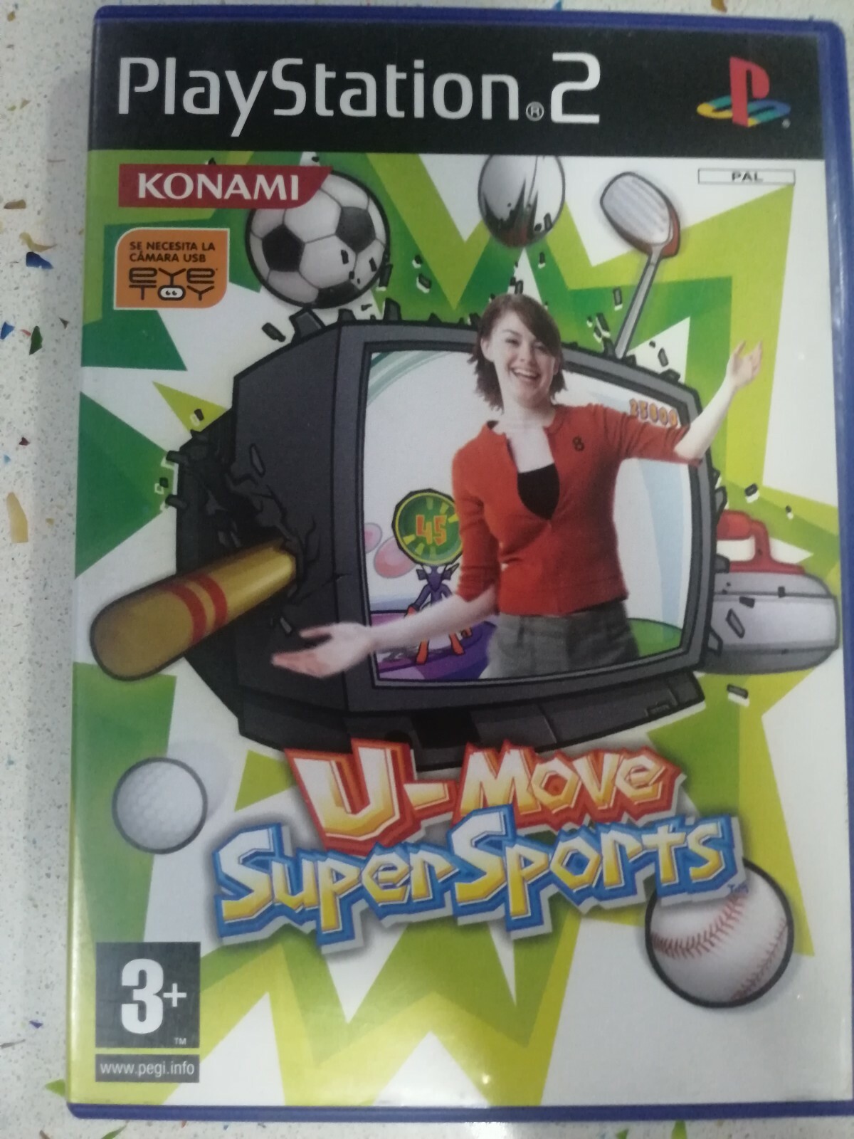 U-MOVE SUPER SPORTS PS2 PAL DVD ROM AM