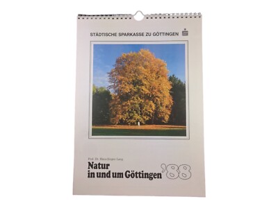 Natur in und um Göttingen  88 Prof. Dr. Hans-Jürgen Lang STÄDTISCHE SPARKASSE