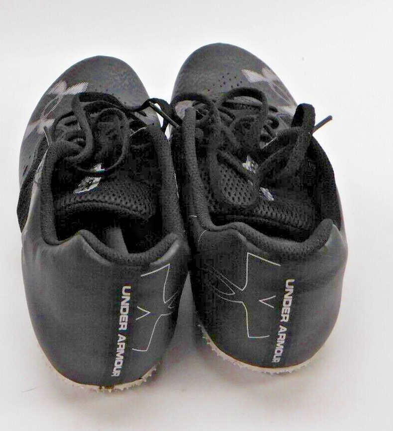 Under Armour Racing Kick Sprint 4 Track Shoes Black White  display picture 1