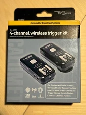 4-channel wireless trigger kit for NIKON