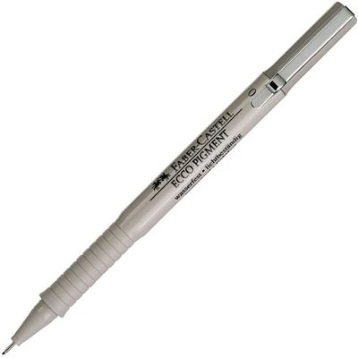 ECCO PIGMENT FIBRE TIP PENS 0.5MM BLACK