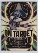 2025 Panini Select On Target Silver Prizm Davante Adams #18 5y7