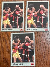 3-1991 ALL WORLD MARVIN HAGLER VS THOMAS HEARNS CARD $ 149-APR9726