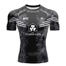 T-Shirt UFC 2025 Uomo Donna Oversize Sportiva Boxe MMA Casual Traspirante