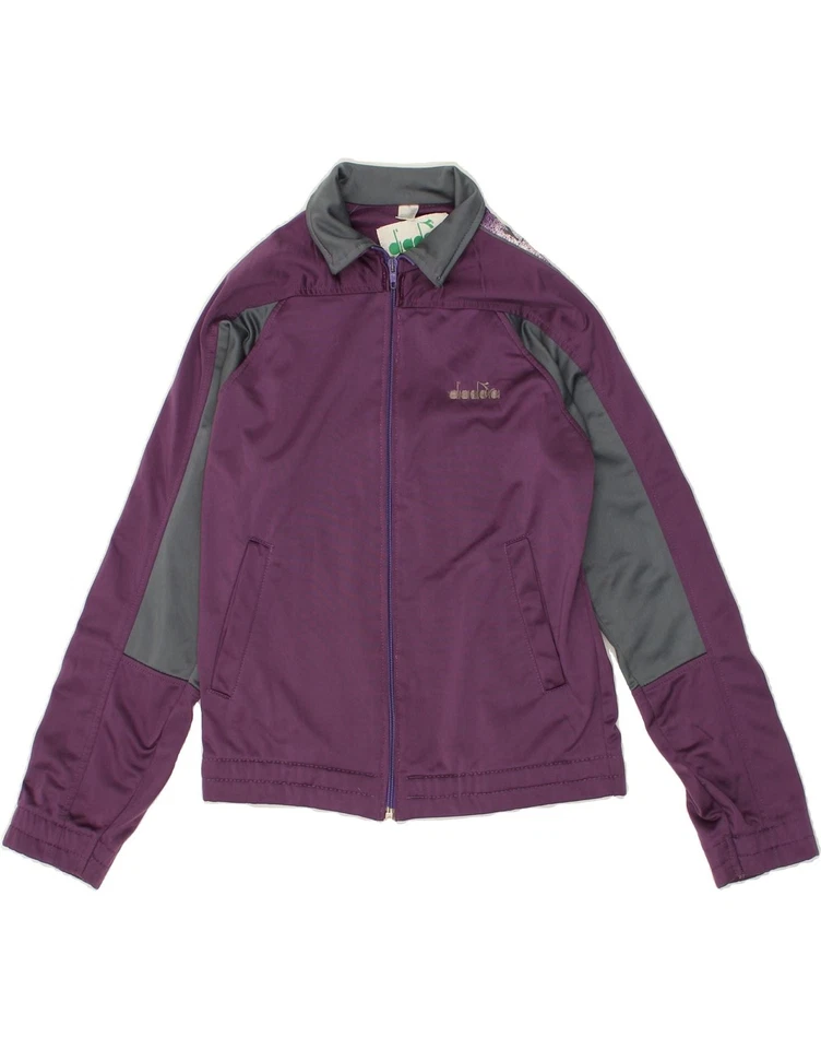 Chándal completo gráfico DIADORA IT 42 mediano púrpura bloque de color BM47 para mujer Foto 2 de 4