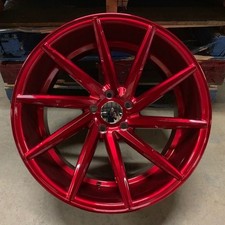 19 Red Swirl Style Staggered Wheels Fits Infiniti G25x G25 Awd Q40